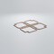 Ekena Millwork Large Englewood Decorative Fretwork Wood Wall Panels, Birch, 23 3/8"W x 23 3/8"H x 3/8"T WALW24X24X0375EWDBI - alternate 2